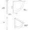 Ekena Millwork Bulwark Steel Bracket, Hammered Gold 2"W x 18"D x 18"H BKTM02X18X18BUHGO - alternate 7